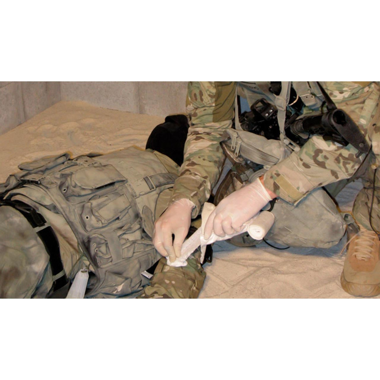 Olaes Modular Bandage, in use