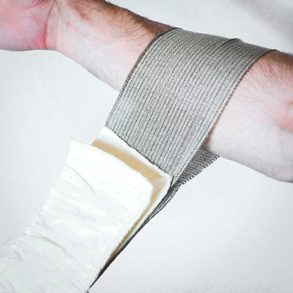 Israeli T3 Bandage, in use on arm