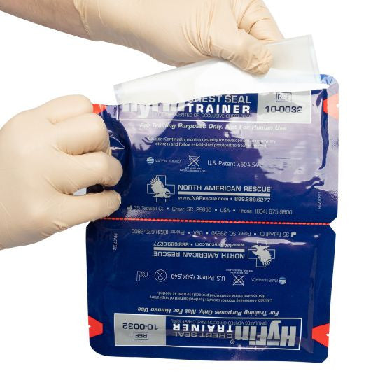 NAR Hyfin Trainer Two Pack, being pulled out of packaging
