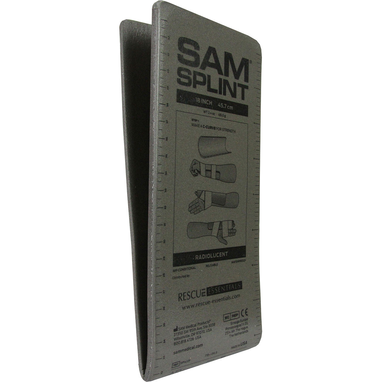 Gray SAM® Splint, side