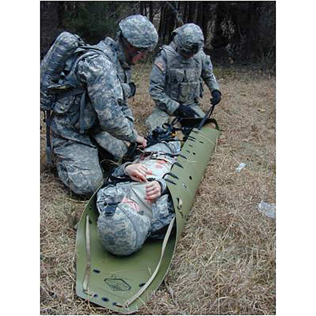 Sked Basic Rescue System - O.D. Green, patient packing