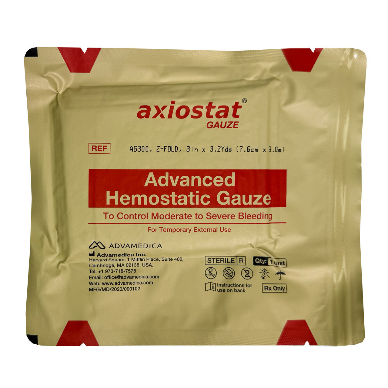 Axiostat Hemostatic Gauze