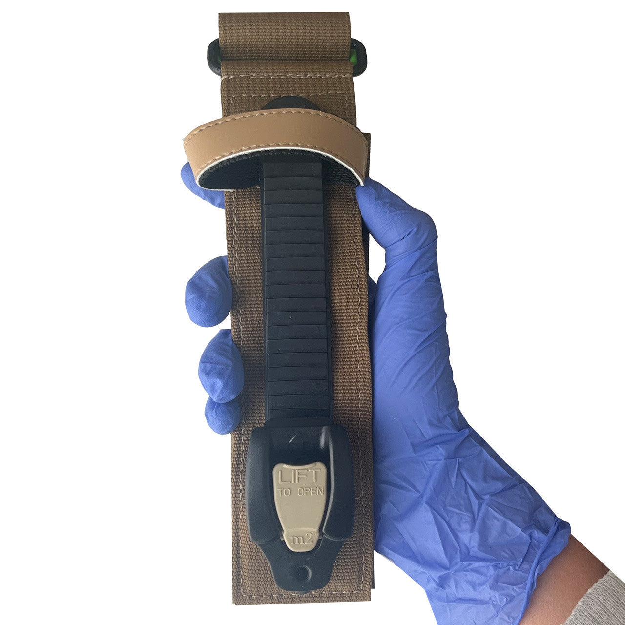 M2 2" Ratcheting Medical Tourniquet, Folded in hand