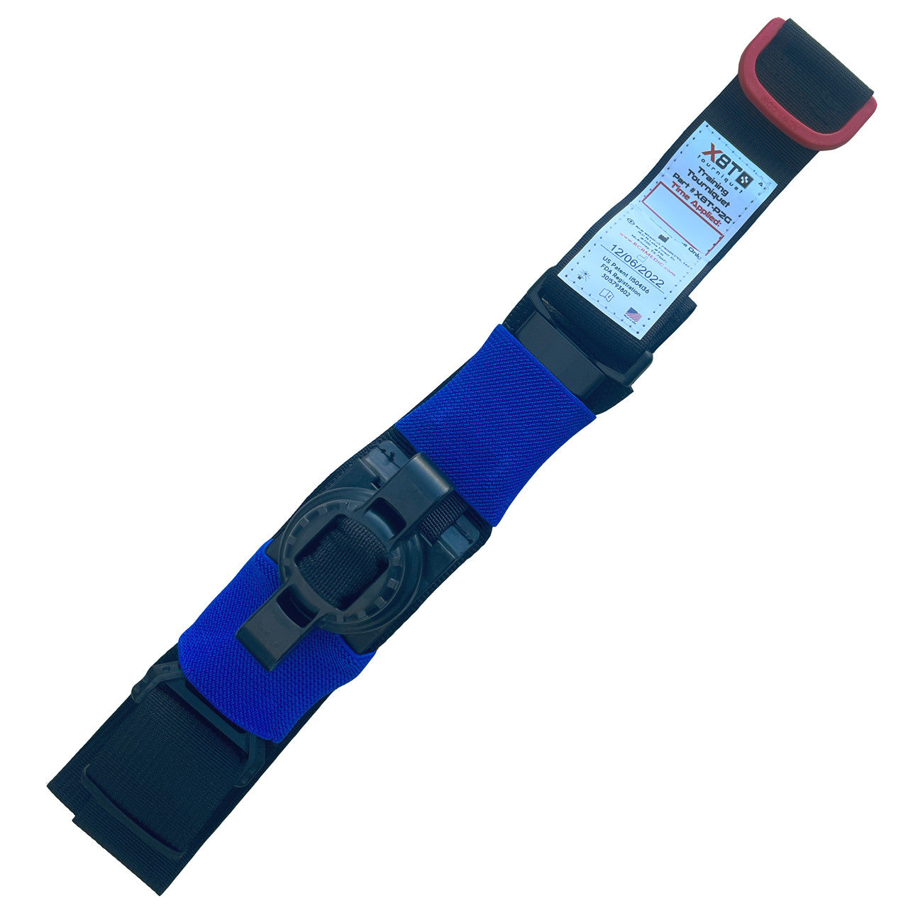 X8T Tourniquet - Blue Trainer, laid out