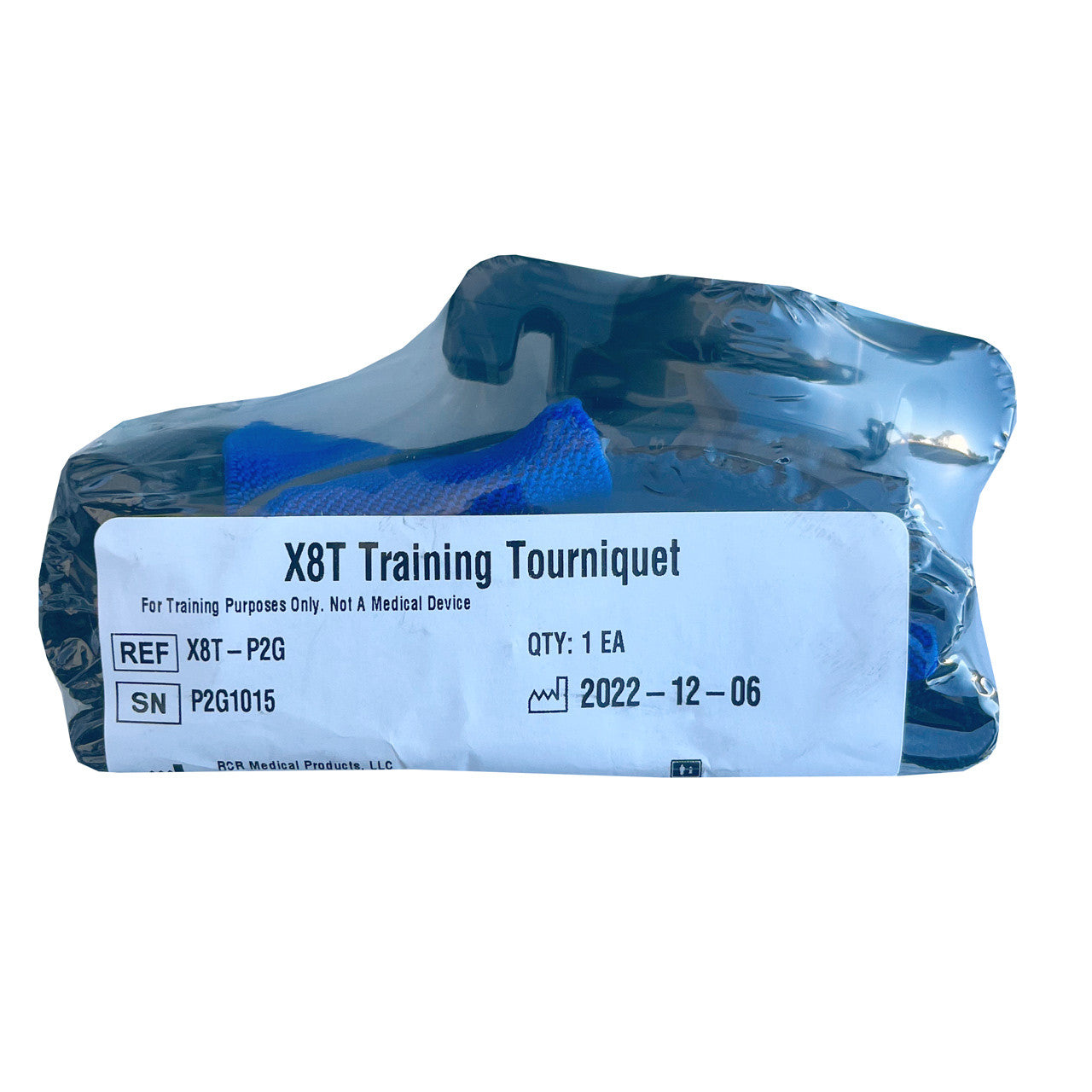 X8T Tourniquet - Blue Trainer, in packaging
