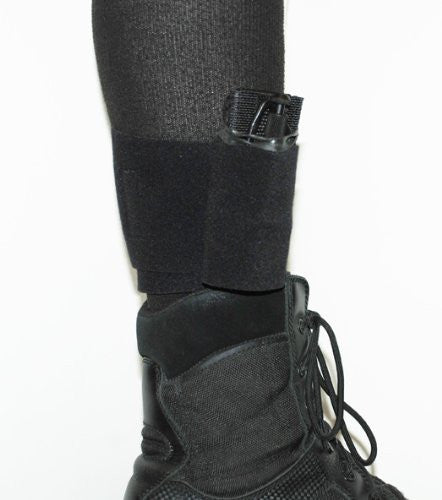 This Ankle Tourniquet Holster is designed to provide enhanced capability to law enforcement officers and operators in high-threat environments. It may be worn directly over a high top boot or on the ankle.