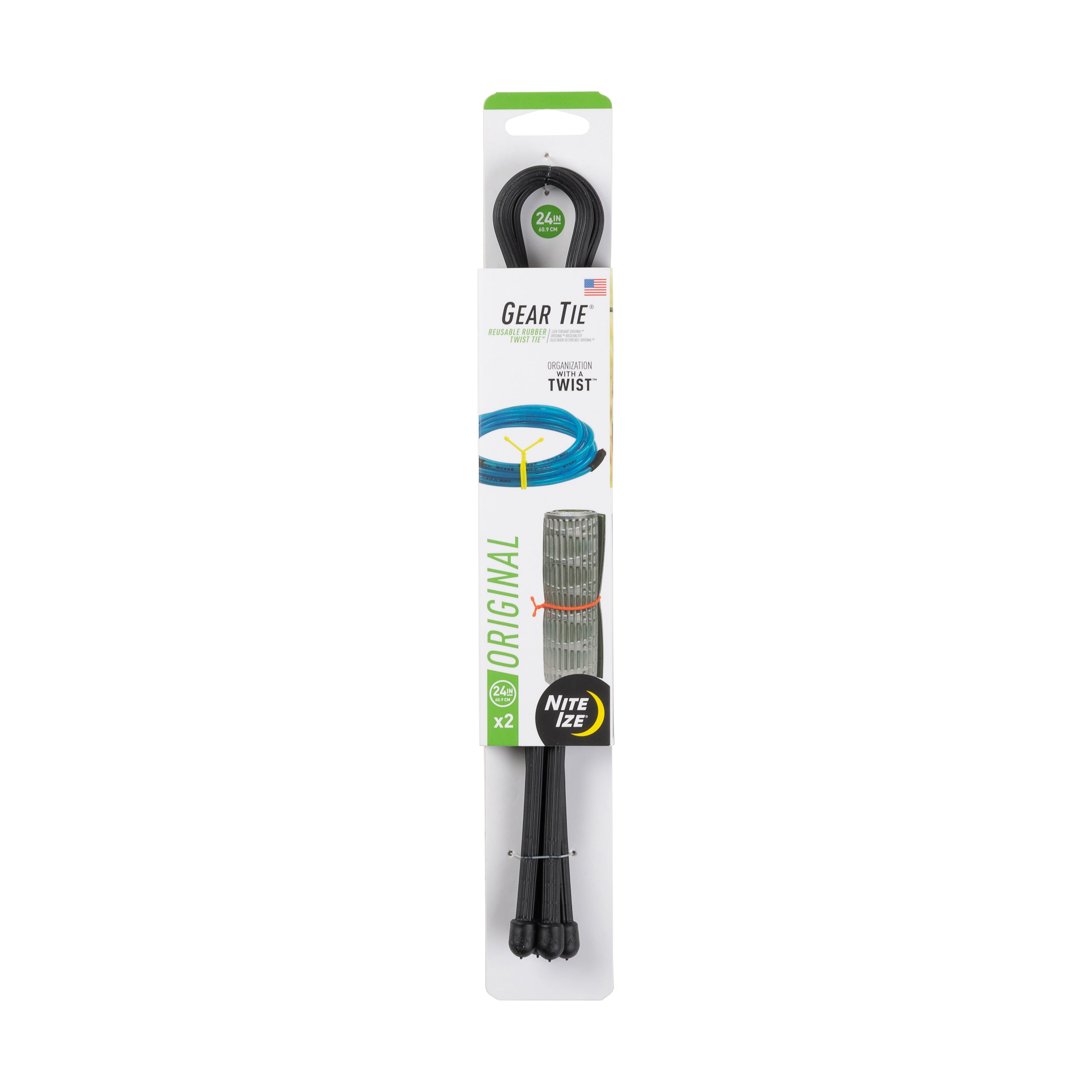 Gear Tie® Reusable Rubber Twist Tie™