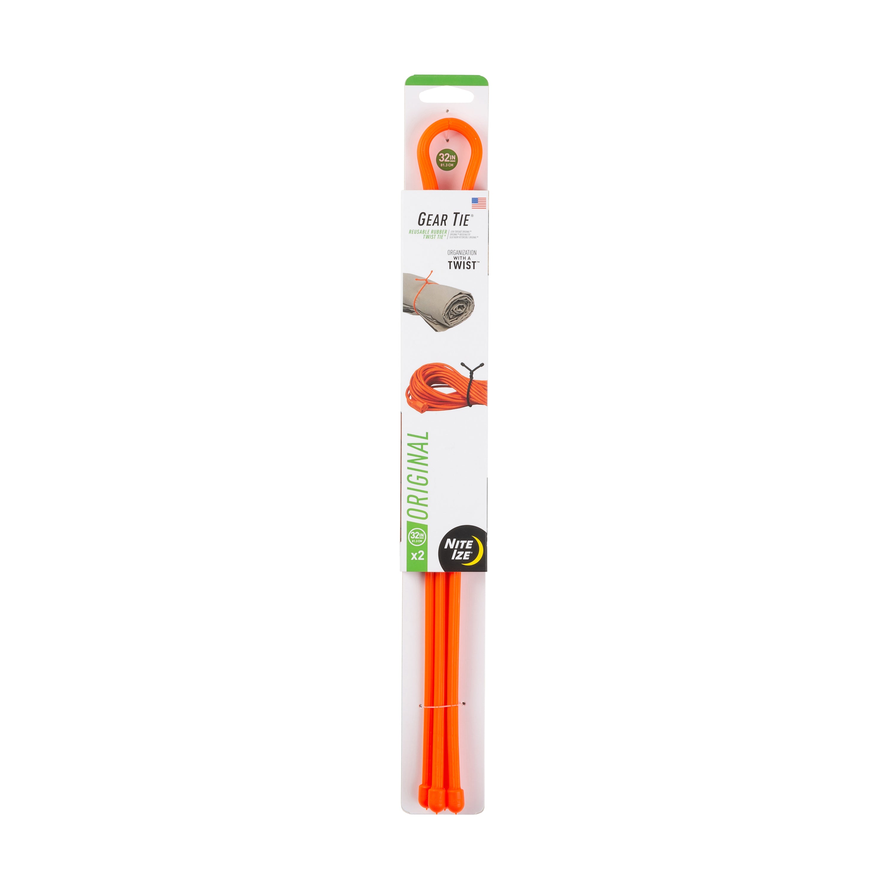 Gear Tie® Reusable Rubber Twist Tie™