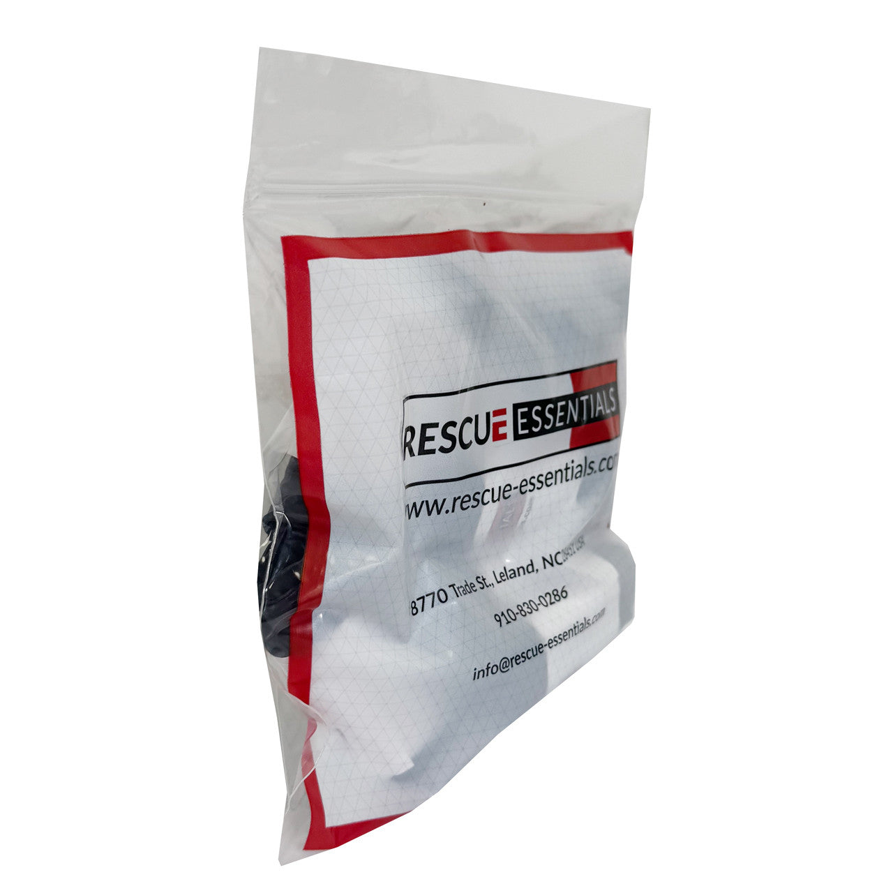 Ten Rolled Pairs Black Tactical Nitrile Gloves