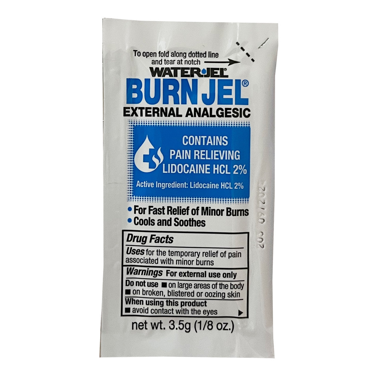 Burn Gel with Lidocaine (5 pack, Unit Doses)