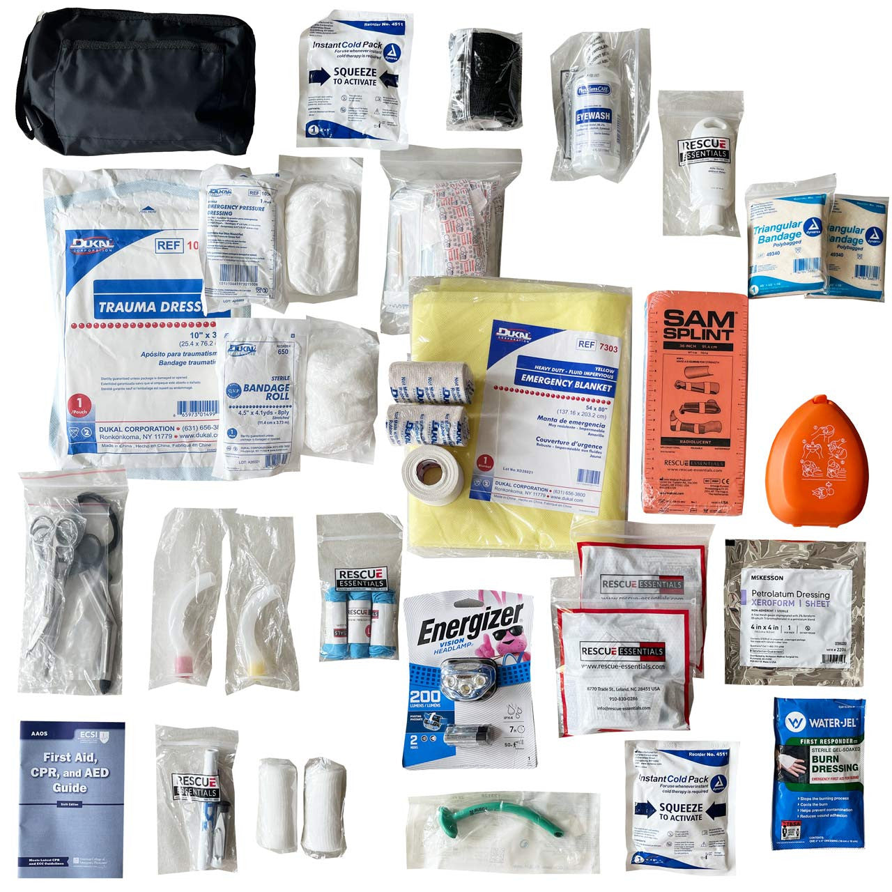 BLS Supplies Module, contents laid out