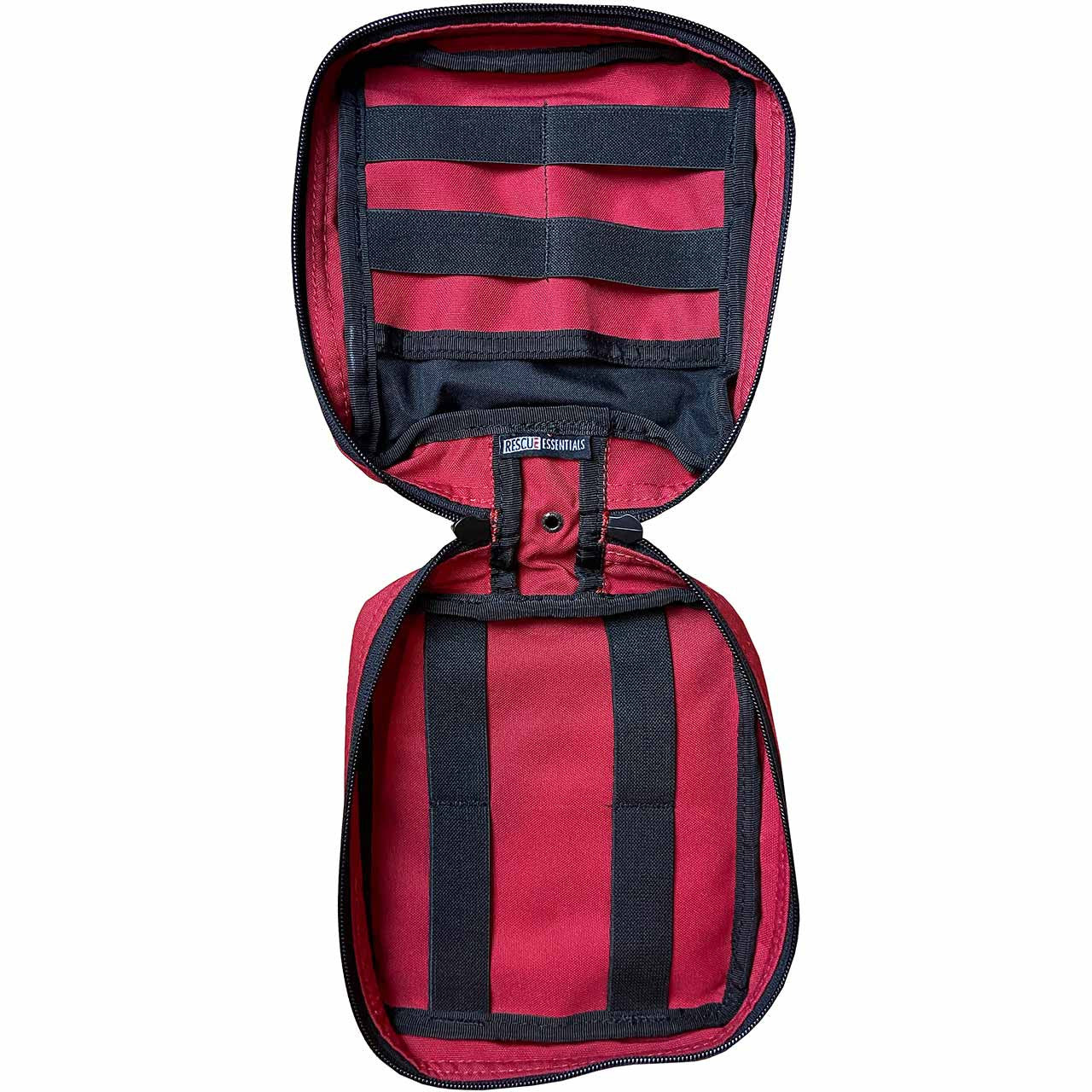 Red Rip-Away Med Pouch, open