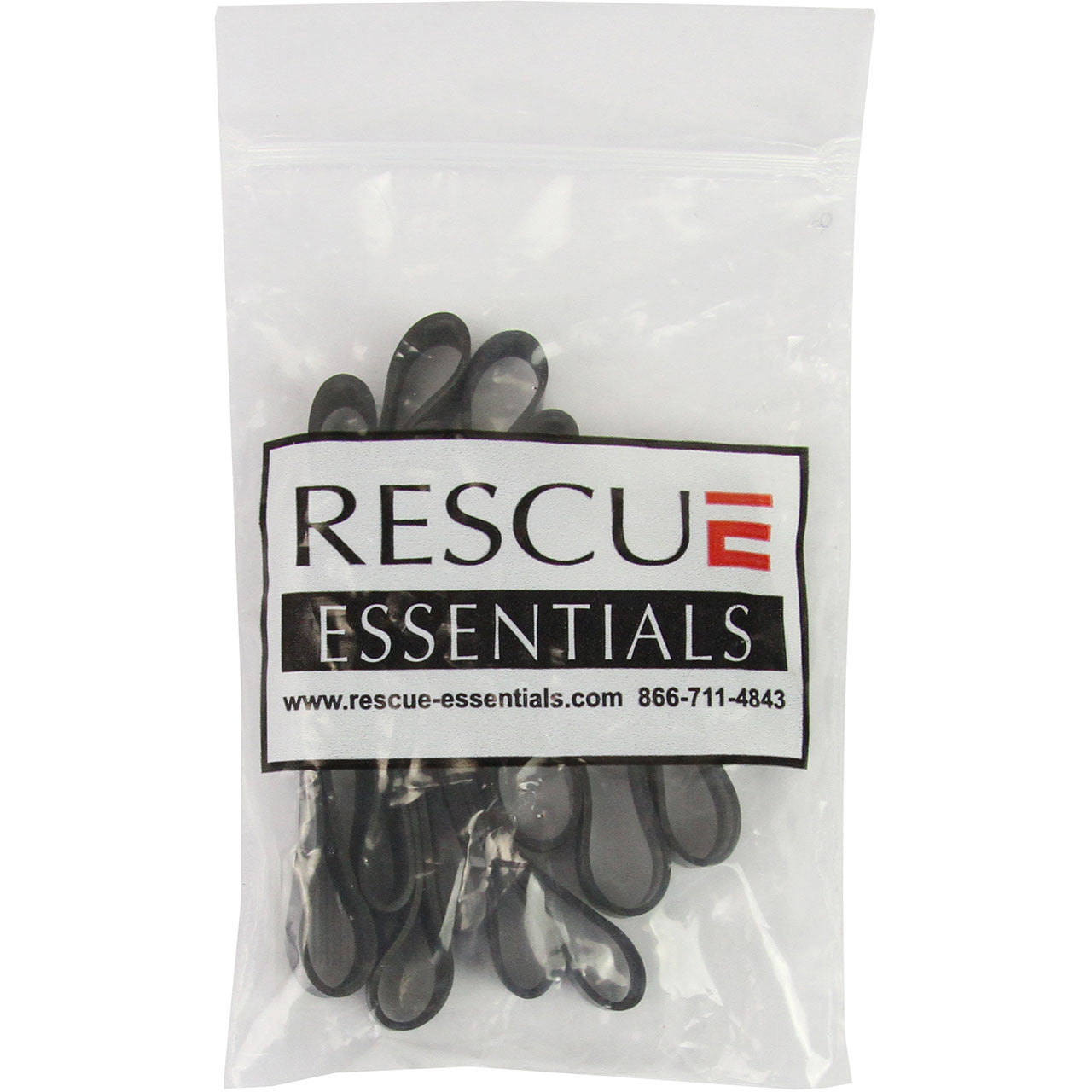 Rocket Bands - EPDM Black Rubber Bands - 10 Pack Variety