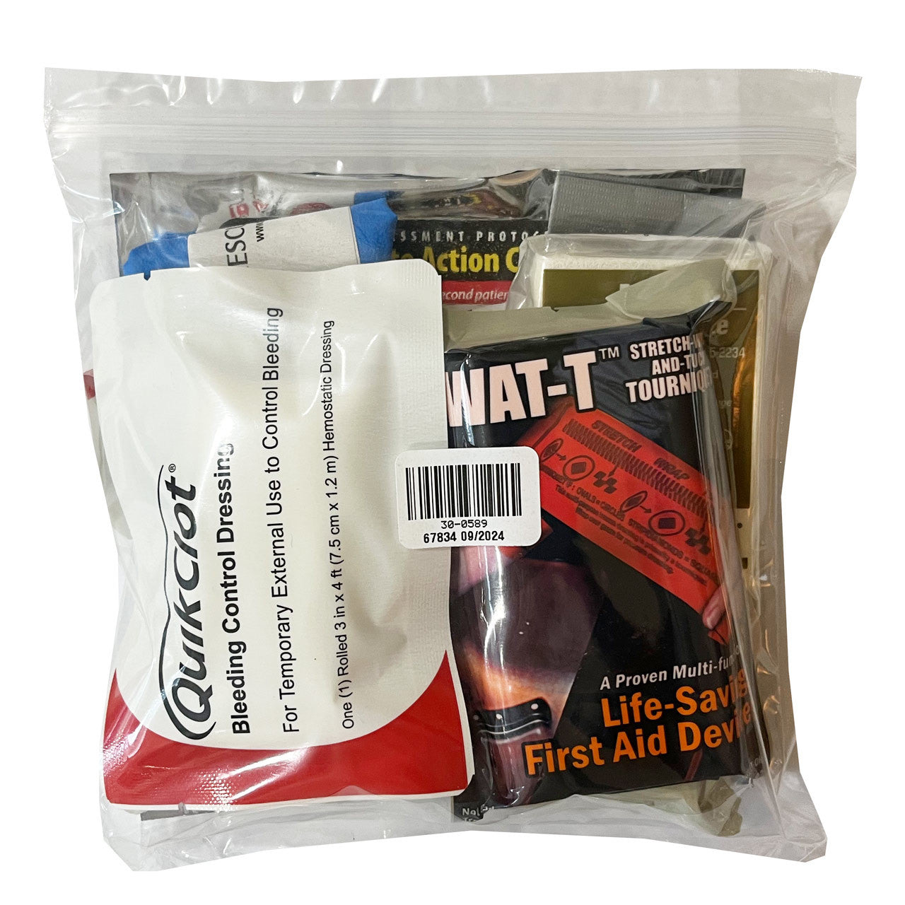 Hunter Safety Kit, back of packaging