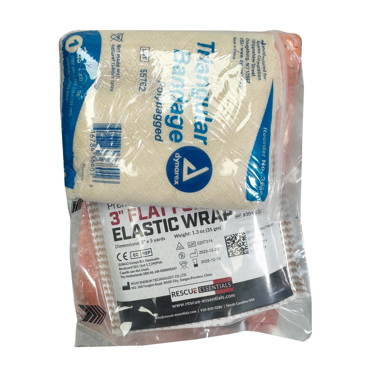 SAM Splint Sling Combo Pack (24" SAM Splint, 3” Elastic Bandage and Triangular Bandage)