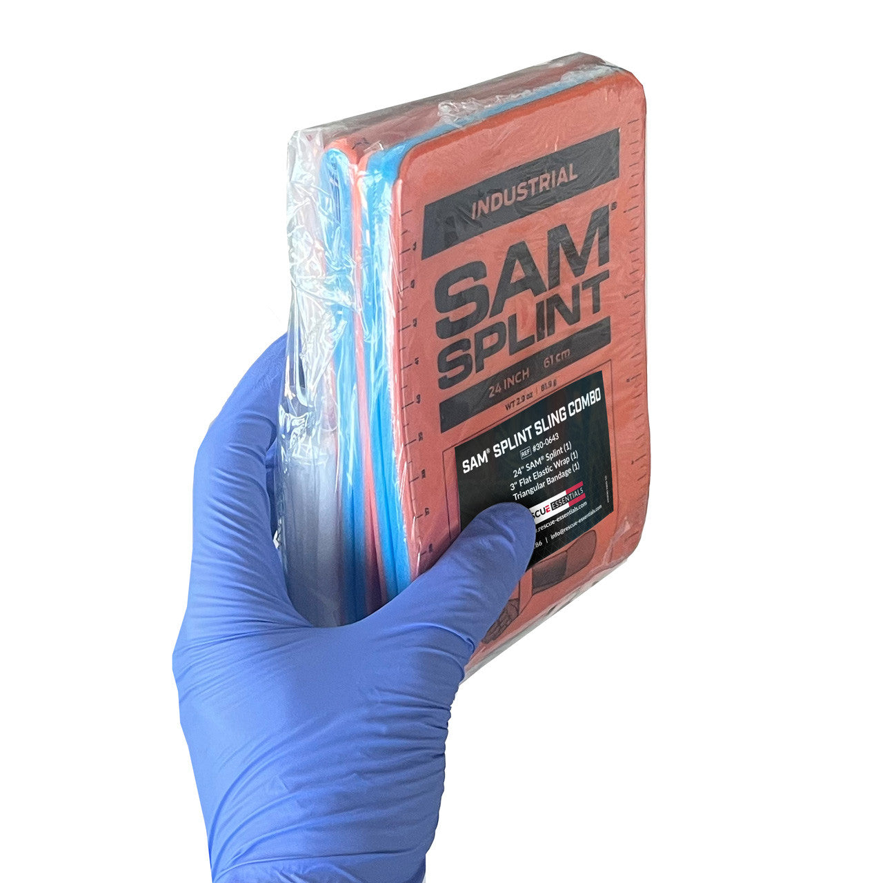SAM Splint Sling Combo Pack, In hand