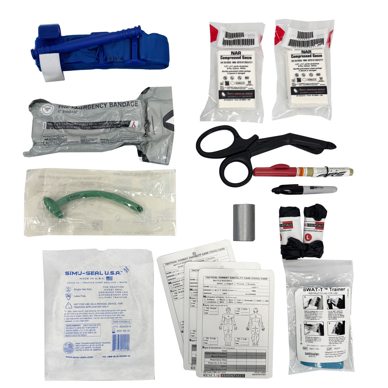 TCCC Trainer Trauma Kit