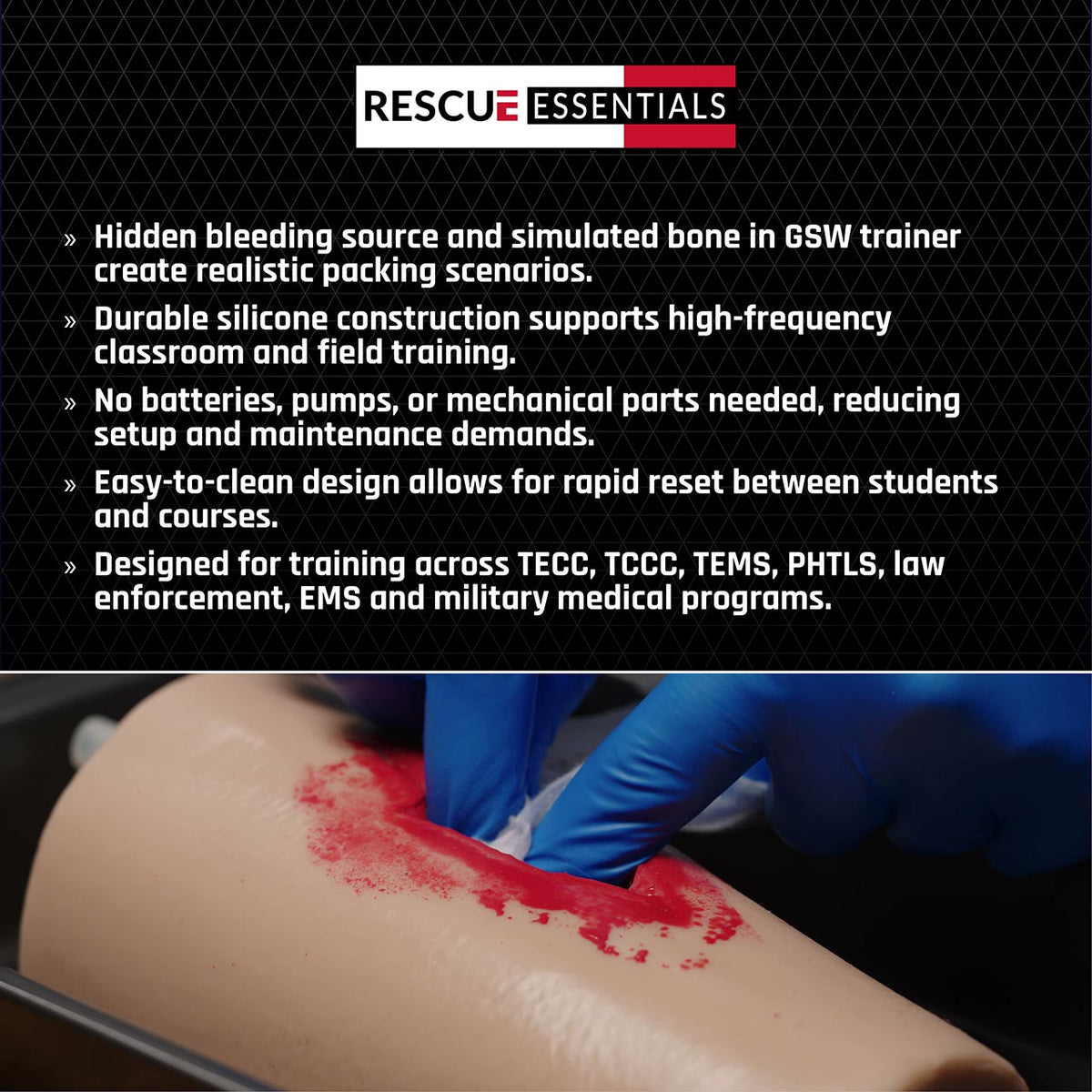 RE SIM Wound Packing Task Trainer