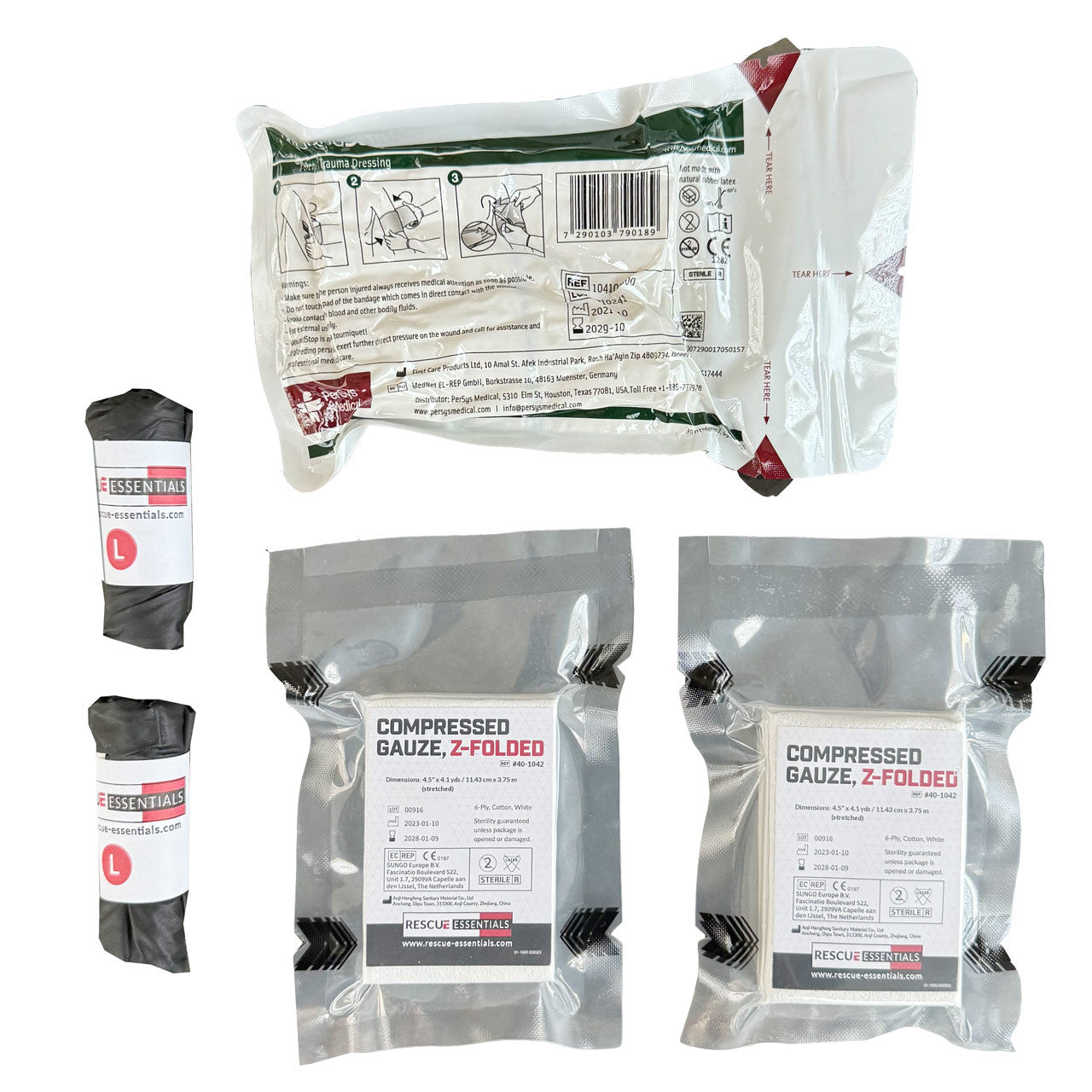 Wound Packing Training Kit, Contents