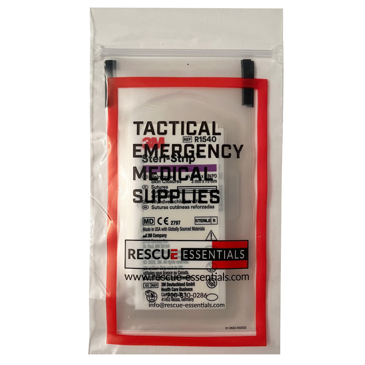 Reinforced Skin Closures, 20 pack-front