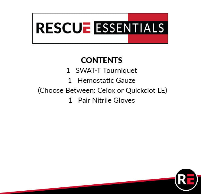 Concealed Carry Trauma Kit Contents list
