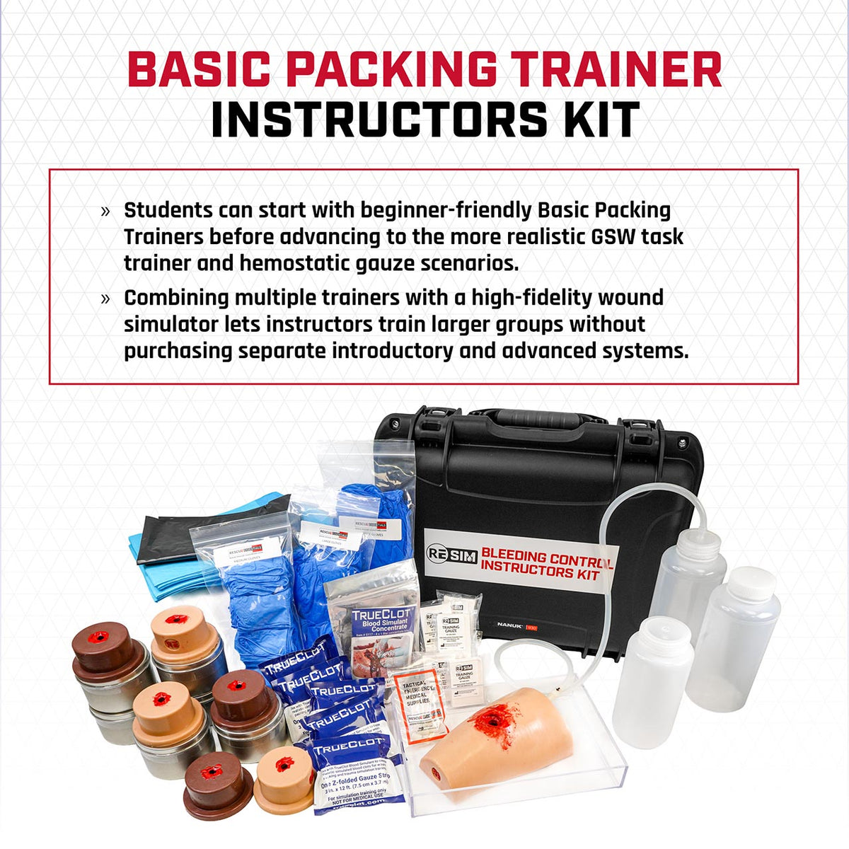 Rescue Essentials Basic Packing Trainer Instructors Kit