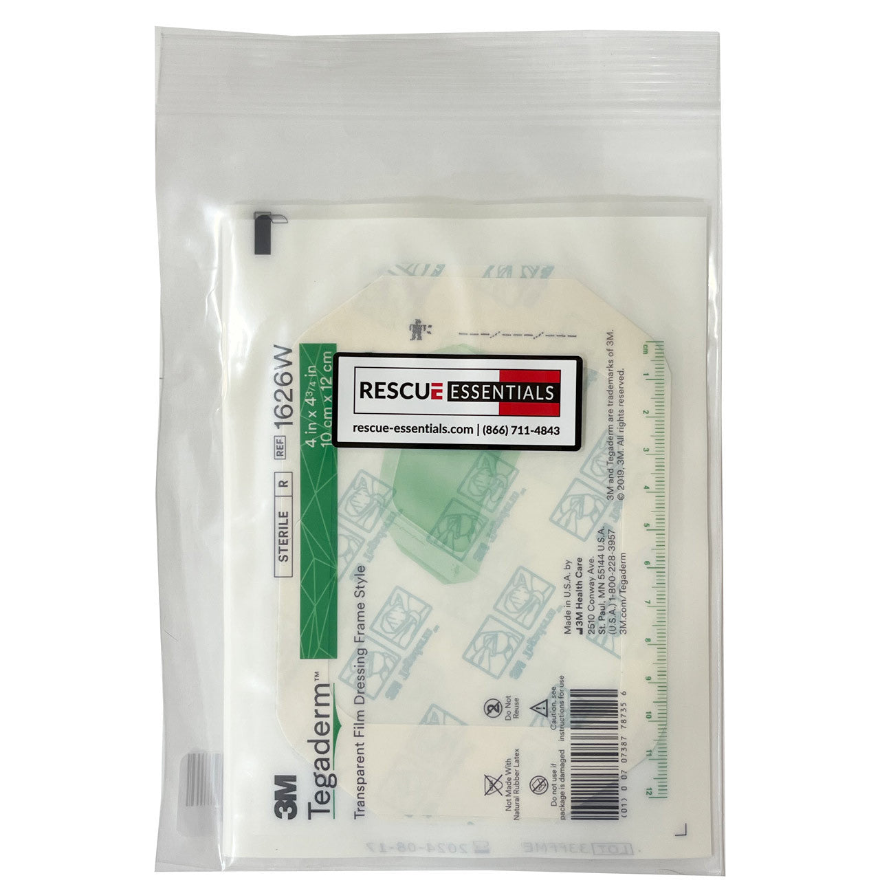 10 pack of Transparent Film Dressing, front