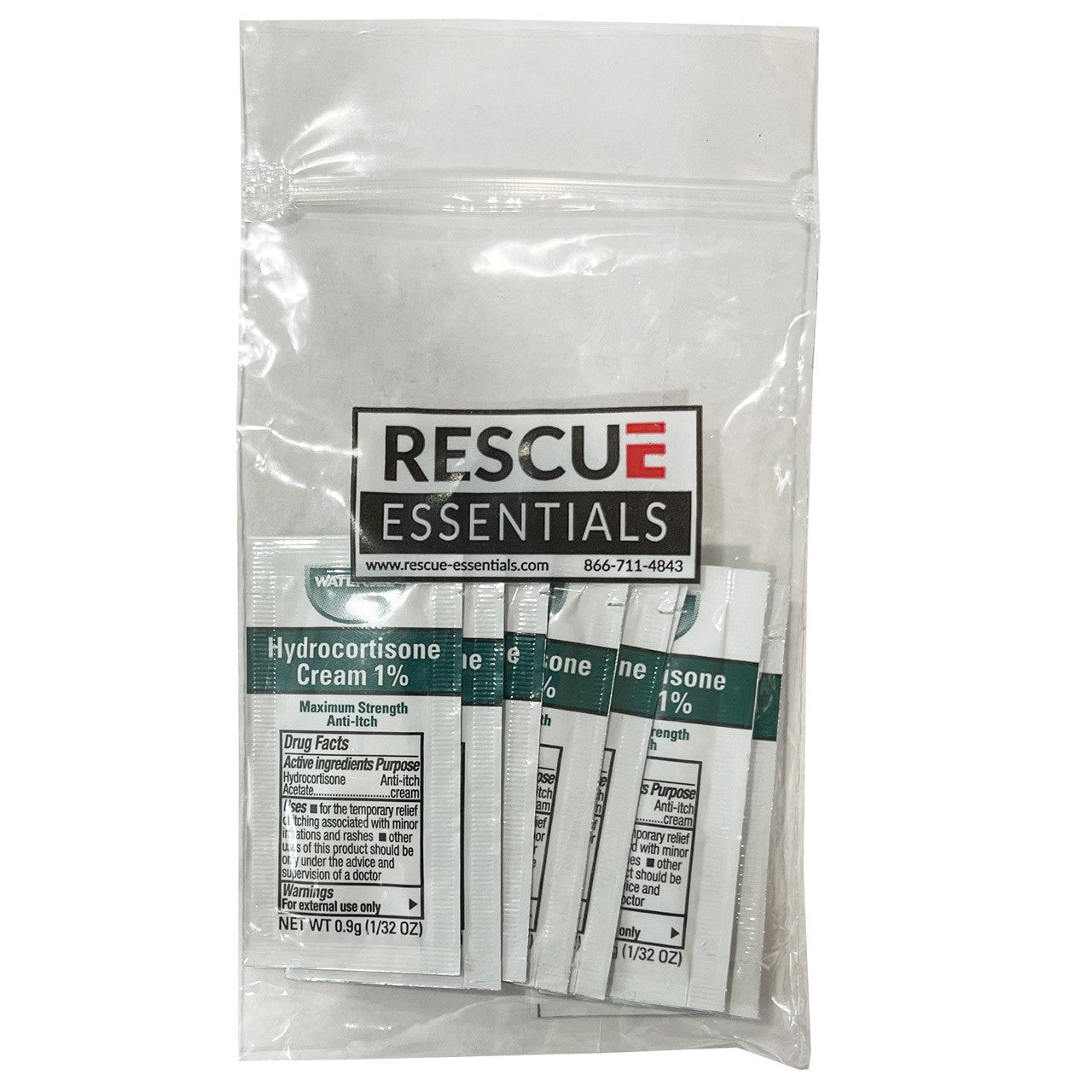 Hydrocortisone 1% Cream, 10 pack in packaging