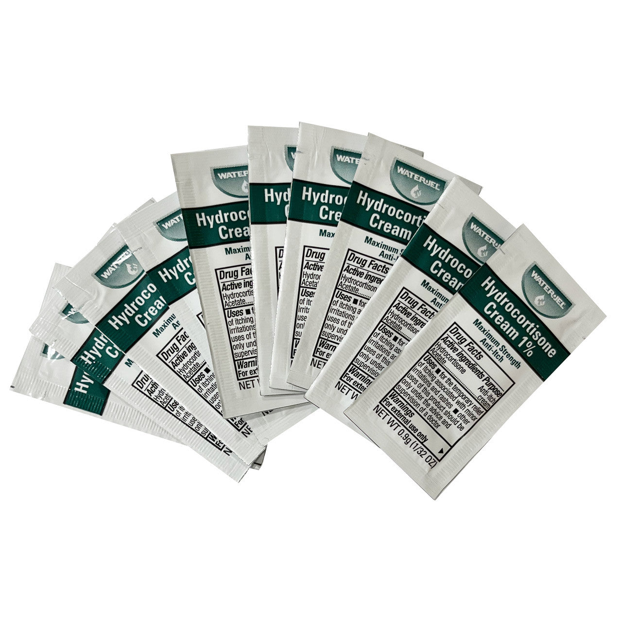 Hydrocortisone 1% Cream, 10 packs fanned out