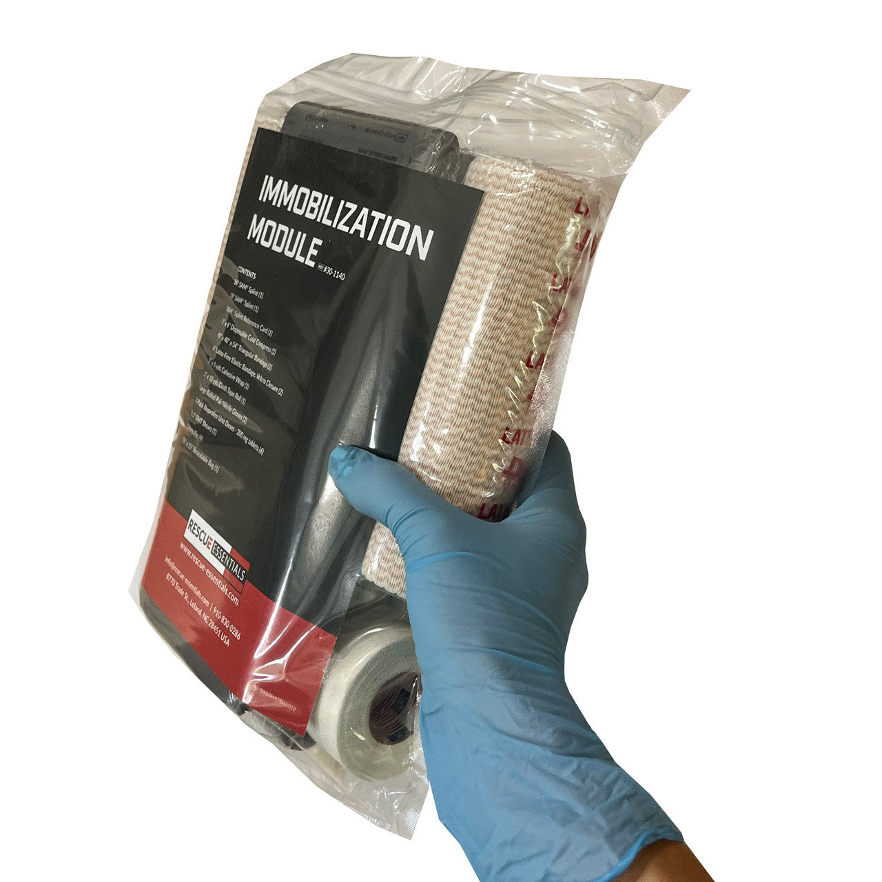 Immobilization Module, in hand showing thickness