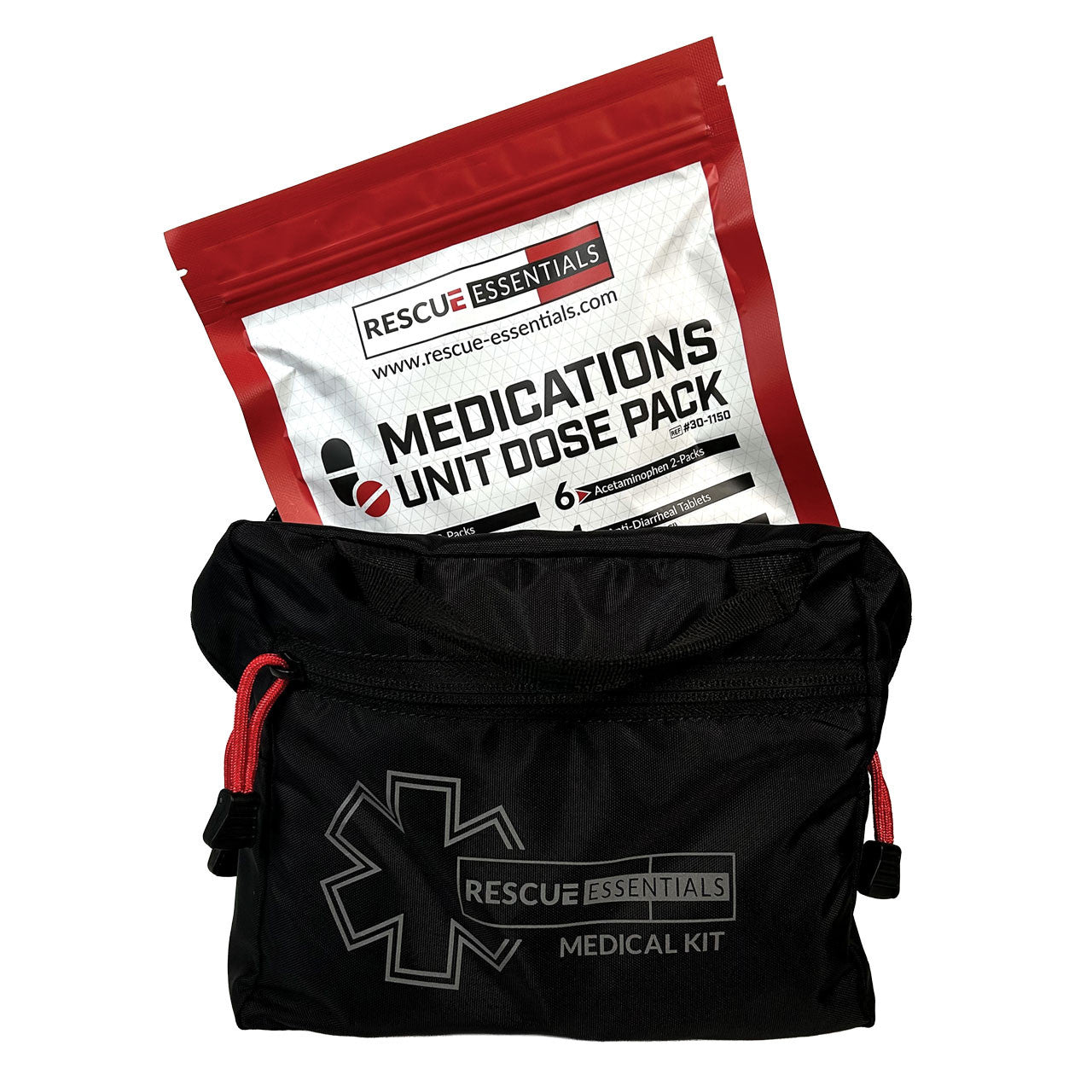 Medications Unit Dose Pack (Ibuprofen, Acetaminophen, Aspirin, Loperamide, Diphenhydramine, & Calcium Carbonate)