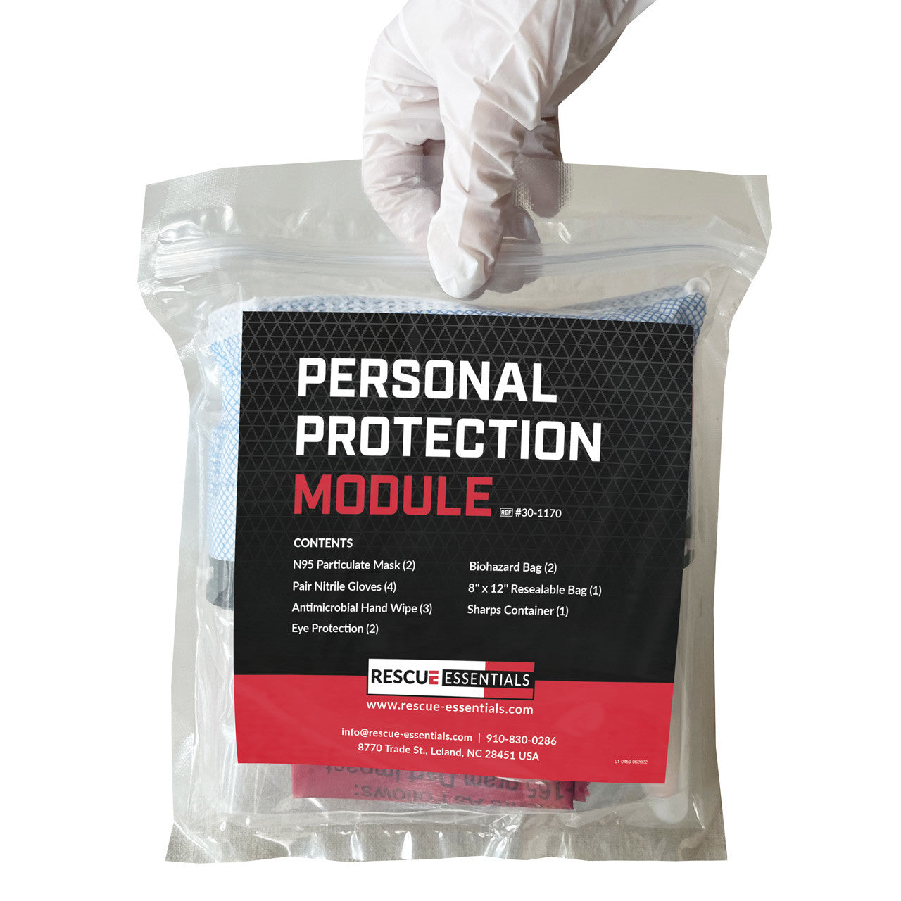 Personal Protection Module, in hand