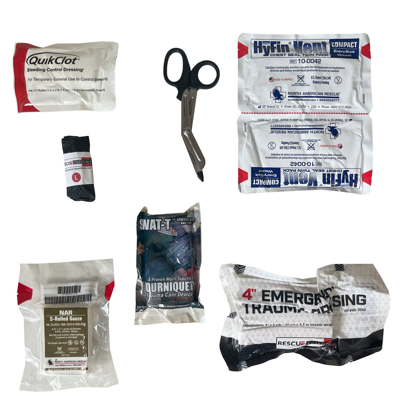 Tactical First Response Kit, contents