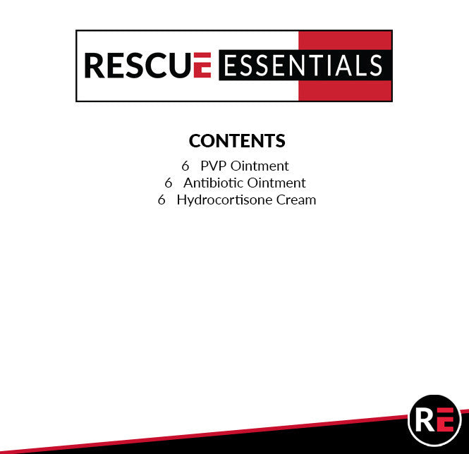 Topical Treatments Unit Dose Pack contents list