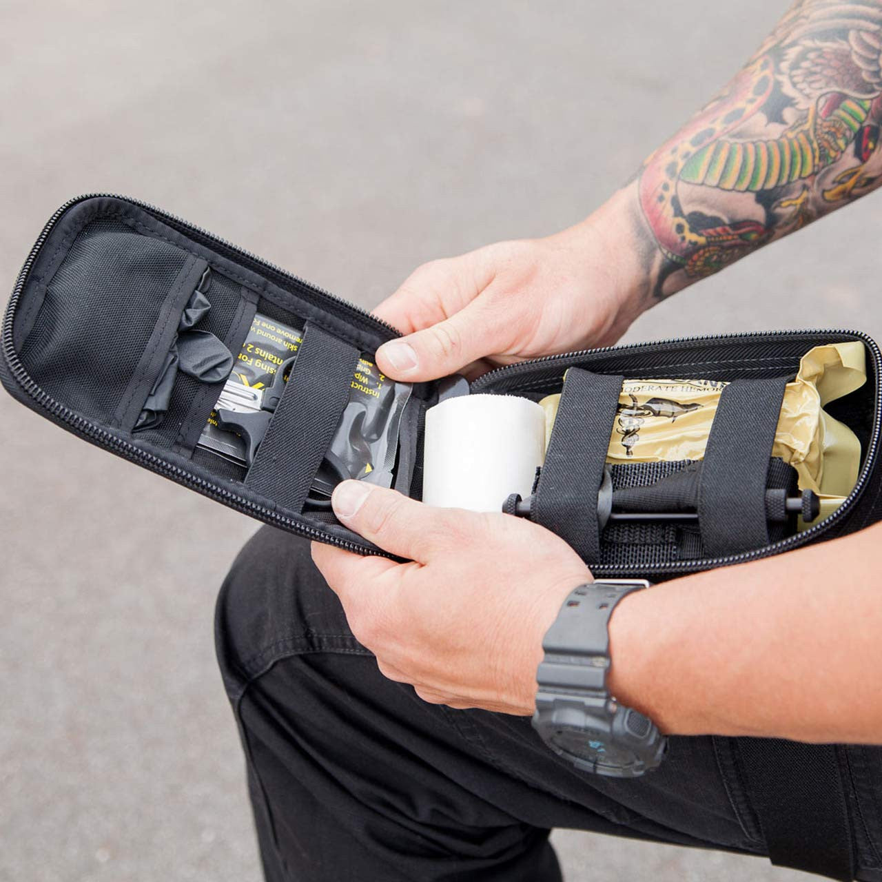 LAPD Kit with 1.5" Strap, In action