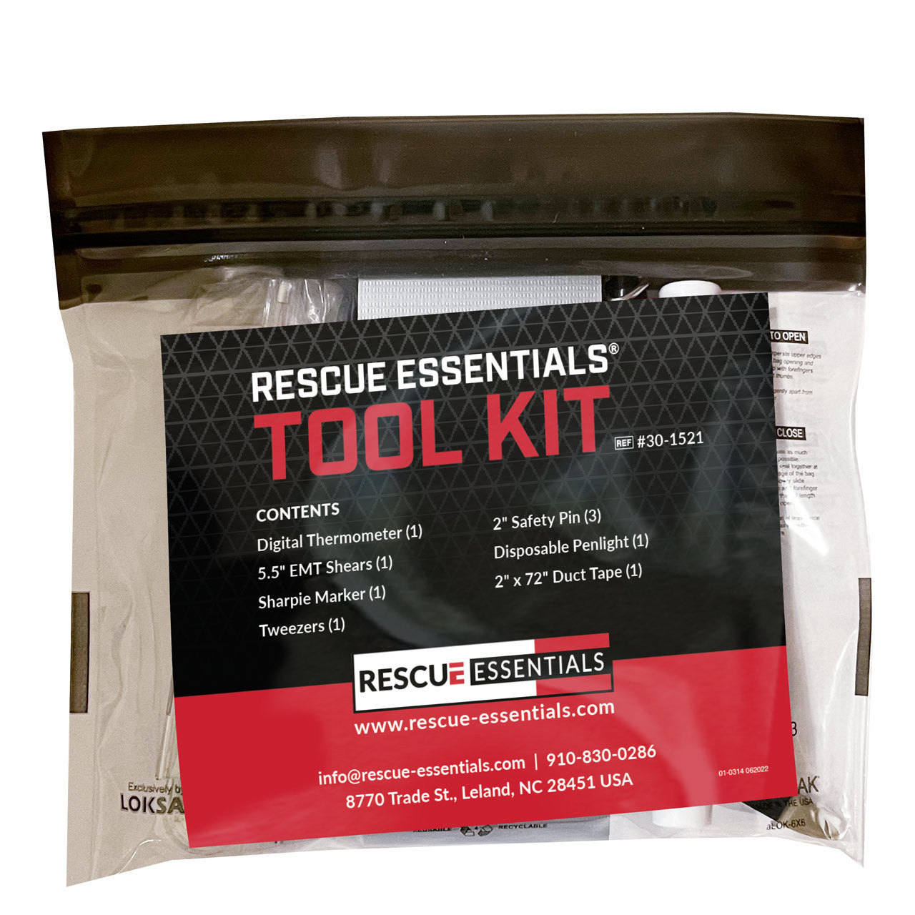 Rescue Essentials Tool Kit, front