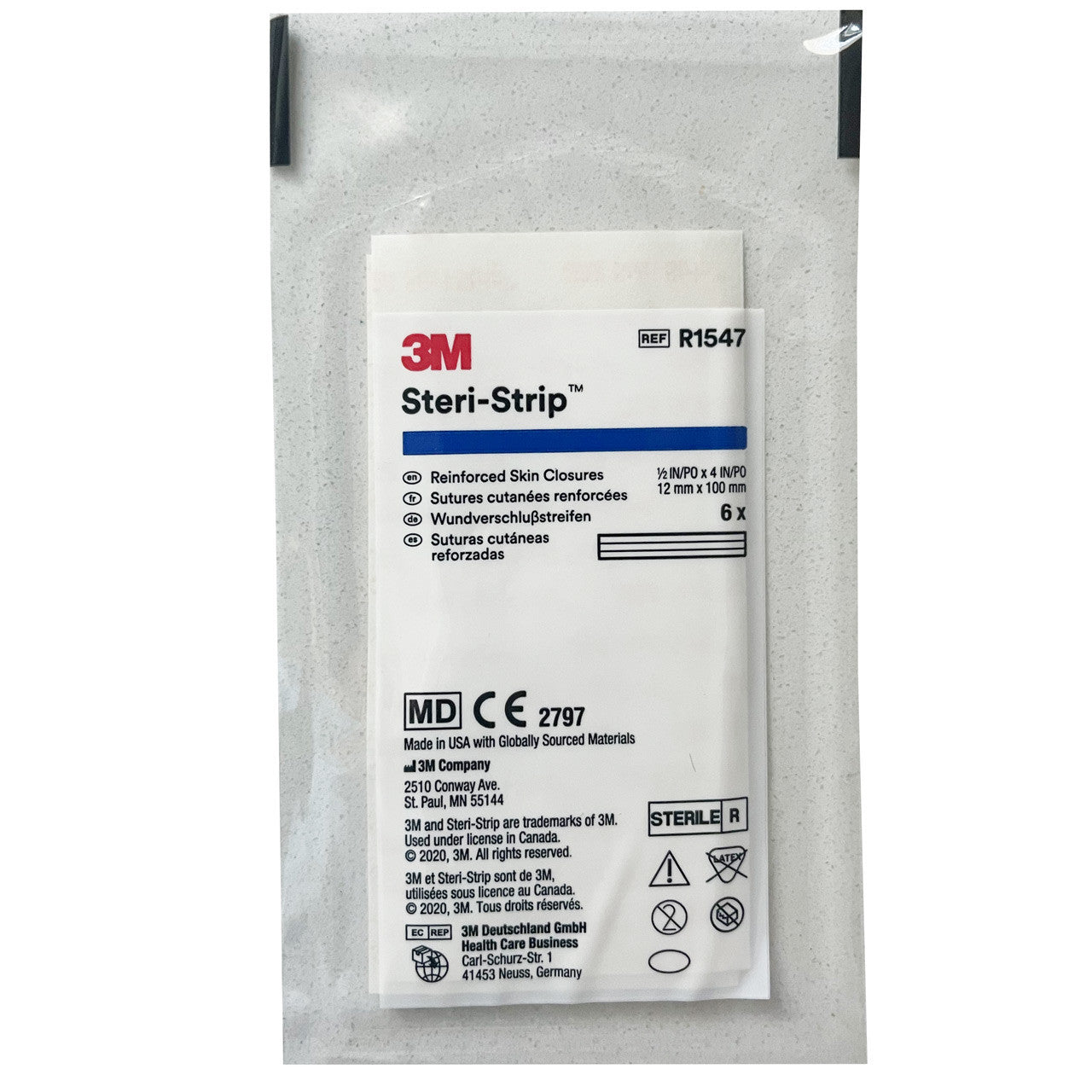 Steri-Strip™ Reinforced Skin Closure, packaging