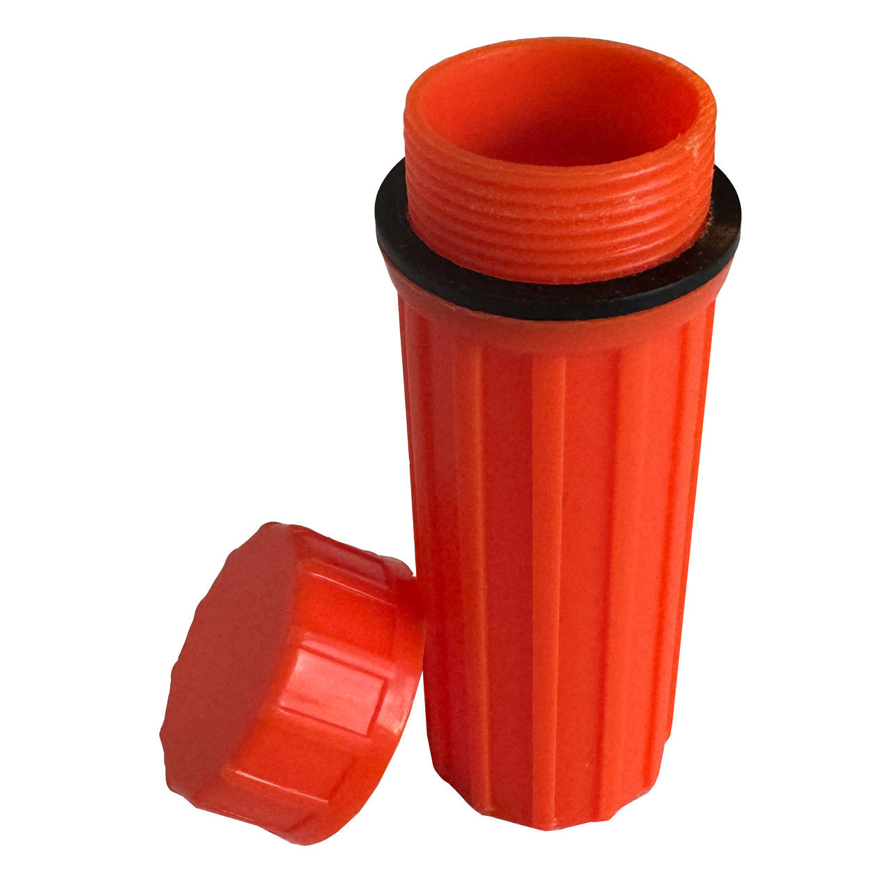 Waterproof Match Case, top off