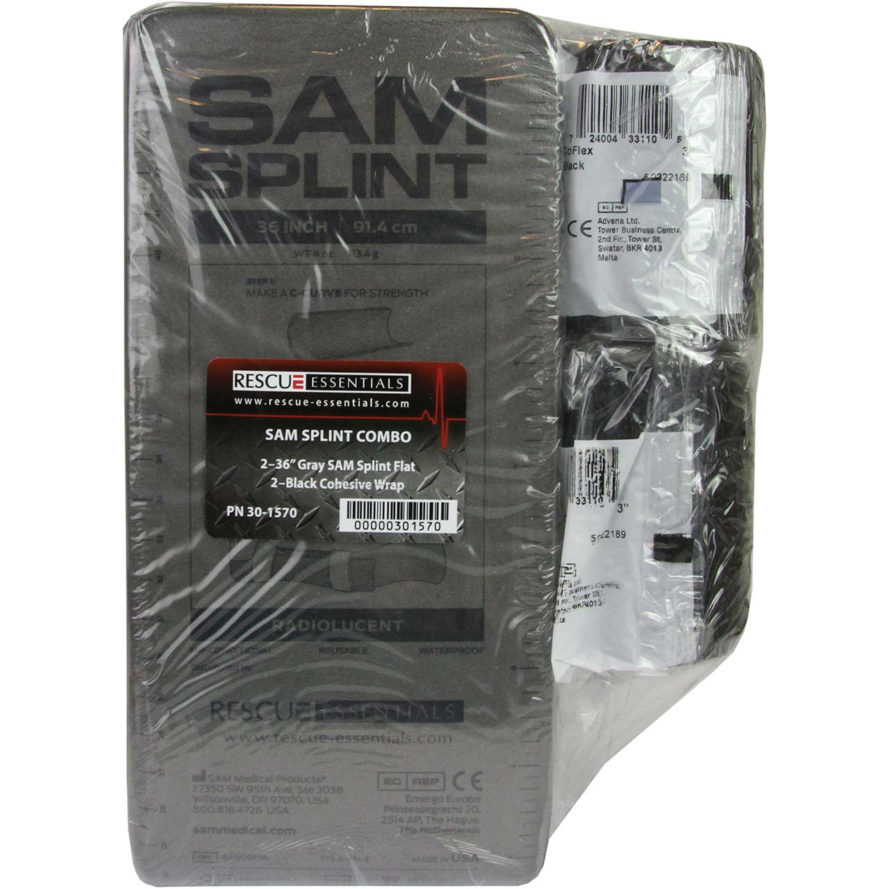 Splint Combo Pack, packaged -front