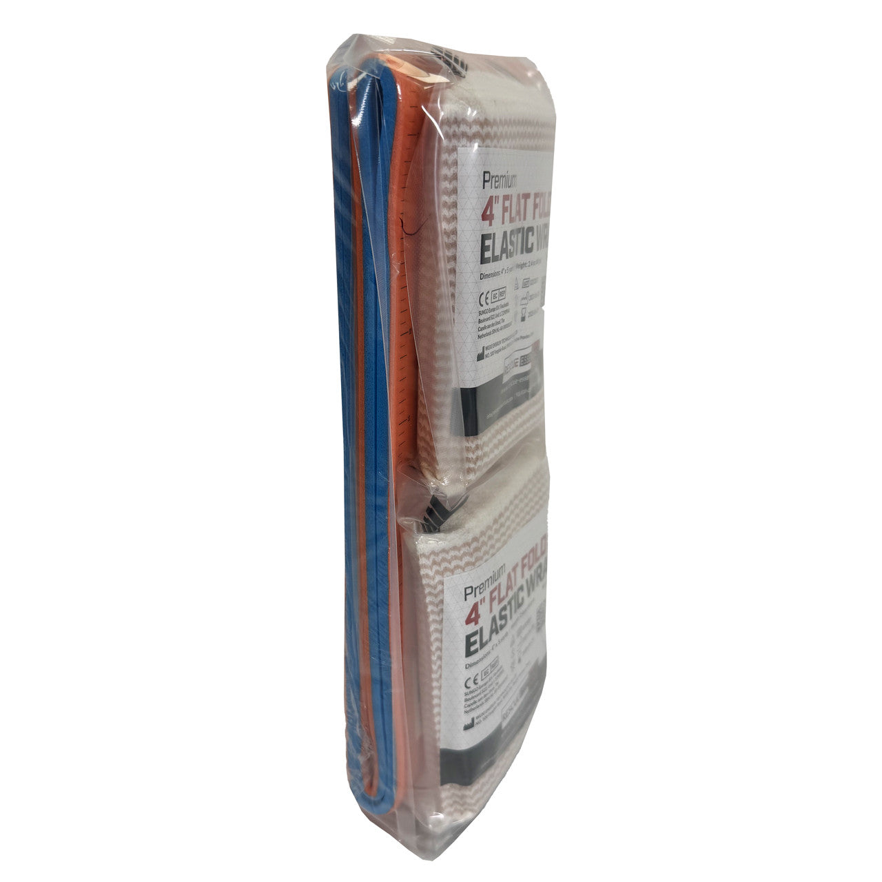 SAM Splint Combo Pack - (36" Orange/Blue Flat Splint with 4" Elastic Wraps)