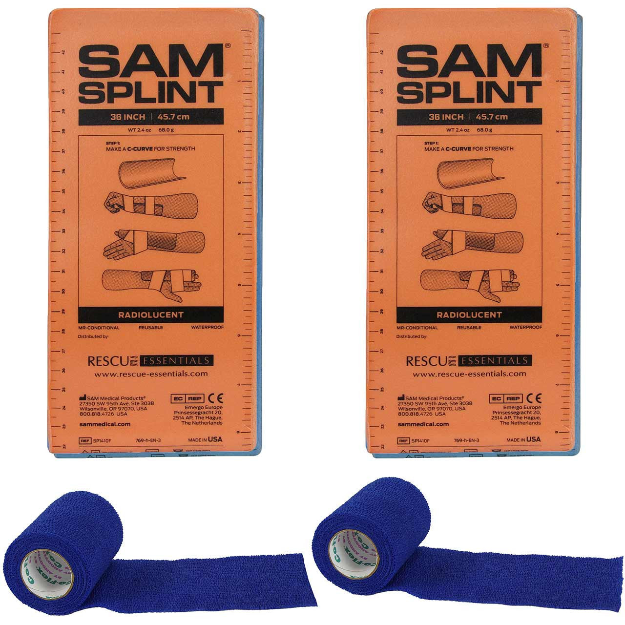 Splint Combo Pack, splints and wraps