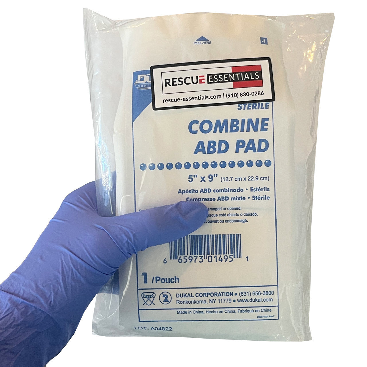 Combine ABD Pads, front