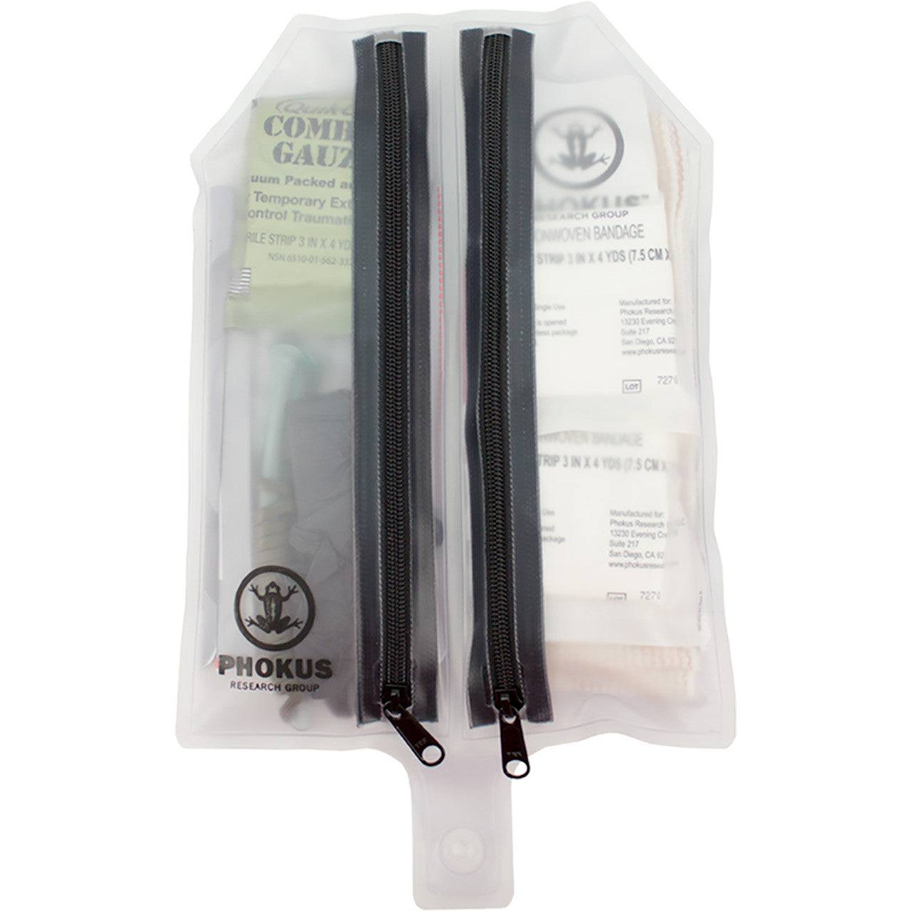 Phokus Research DTK 2 Split Kit, loaded with components, front