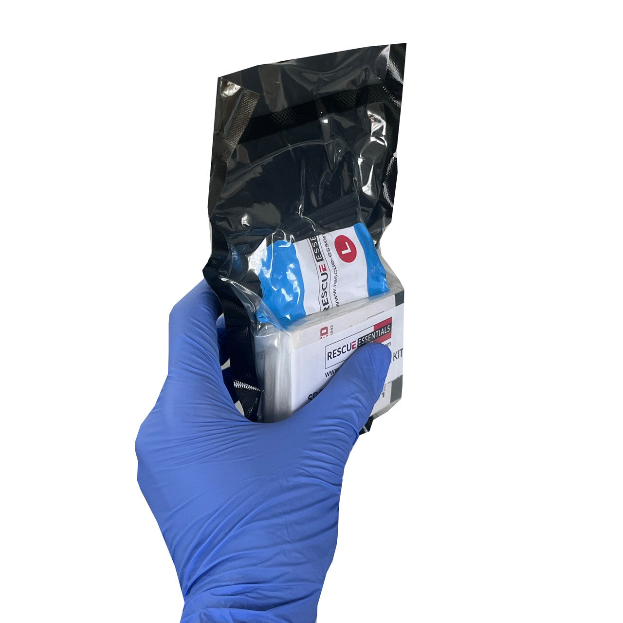 School Resource Officer Pocket Trauma Kit, Kit in hand