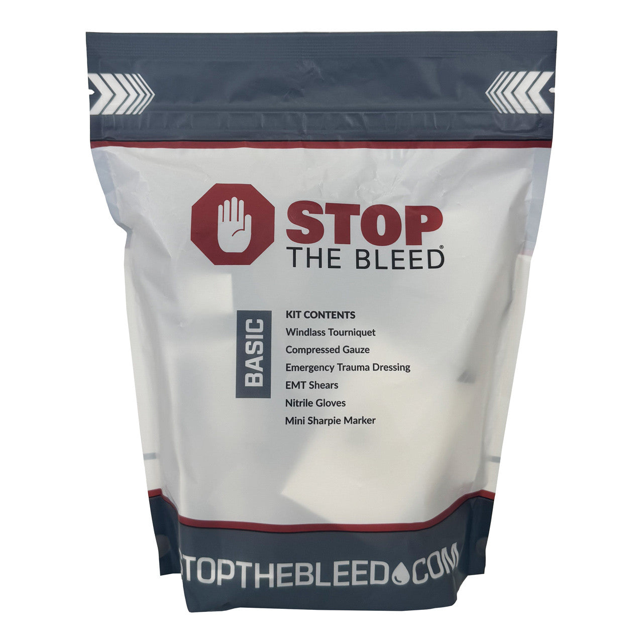 Stop the bleed kit - bleeding control kit front of package