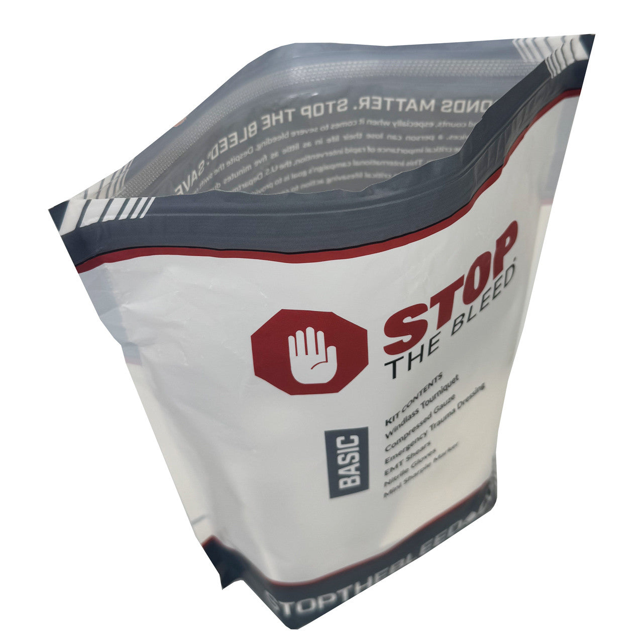 Stop the bleed kit - bleeding control kit open