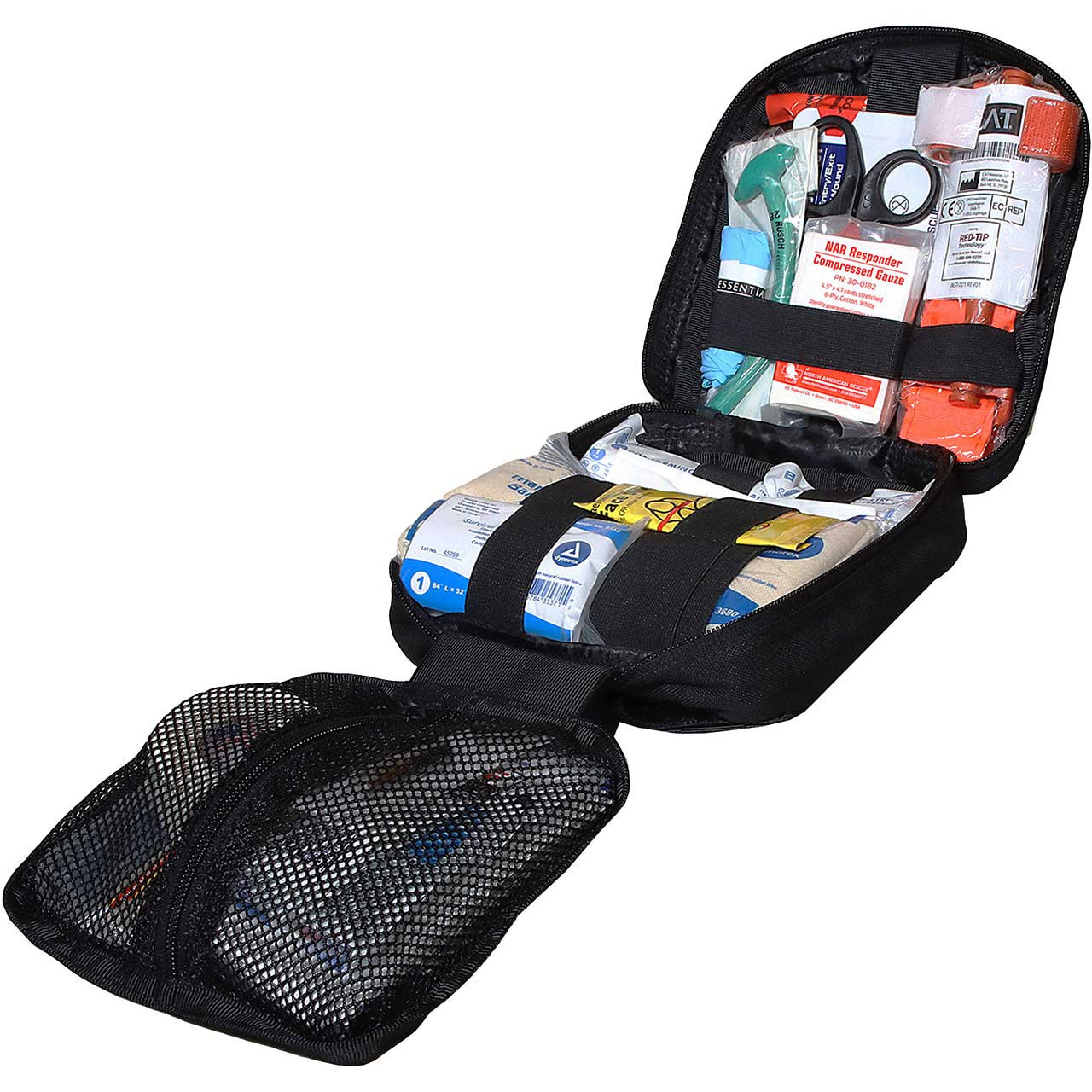 Executive Protection Vehicle Kit, open with contents