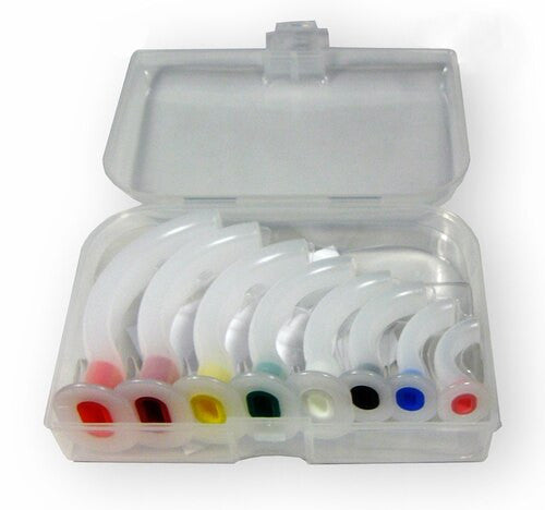 Disposable Oral Airway Set, in case
