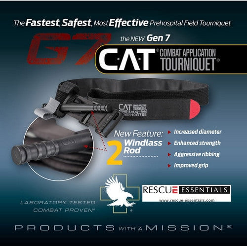 Combat application tourniquet CA, blue trainer by North American Rescue NAR 2