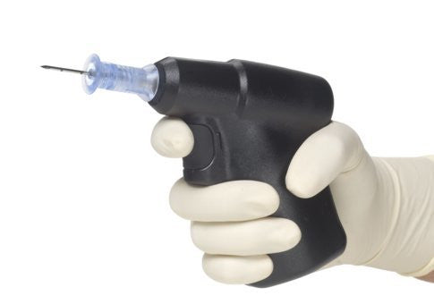 EZ IO G3 power driver by combat medical systems in hand